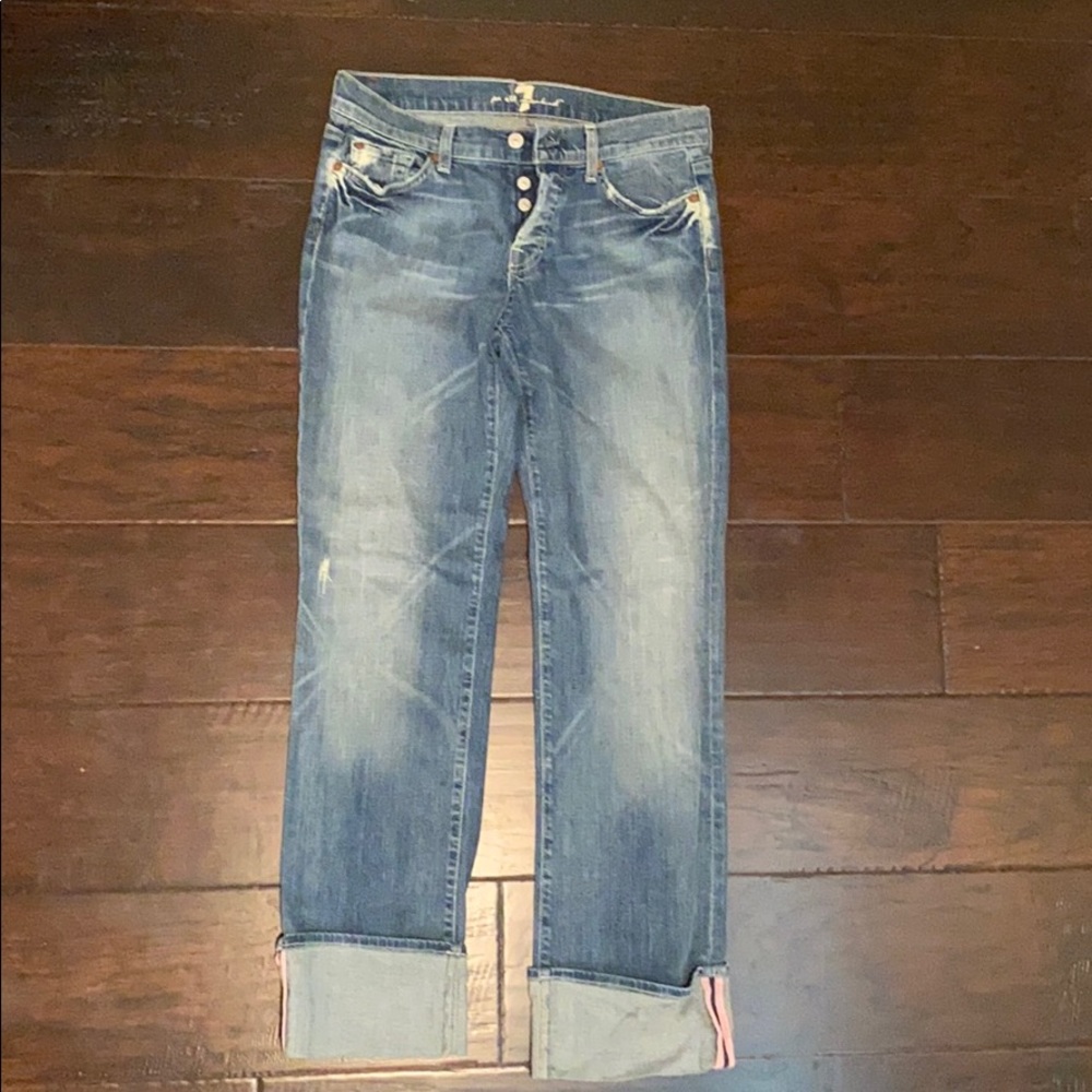 7 For All Mankind Boy Cut Jeans